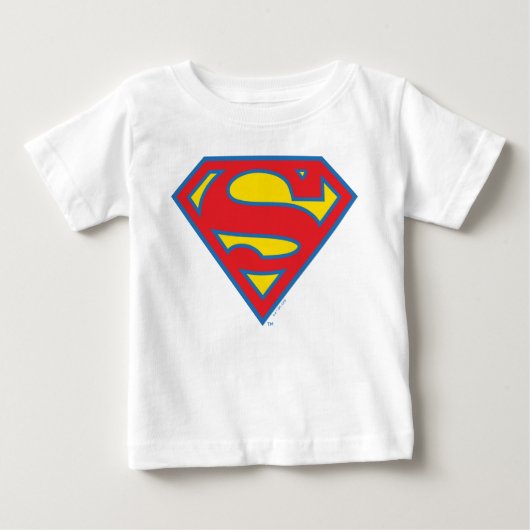 Classic Supergirl Logo met blauwe omtrek (Voorkant)