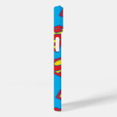 Classic Supergirl Logo met blauwe omtrek Case-Mate iPhone Case (Achterkant / Rechts)