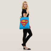 Classic Supergirl Logo met blauwe omtrek Draagtas (Op model)