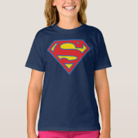Classic Supergirl Logo met blauwe omtrek