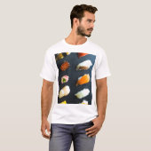 Classic Sushi Set – 10 classic pieces on a stone p T-shirt (Voorkant volledig)
