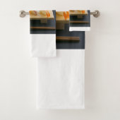 Classic Sushi Towel Set – Japanese Harmony (En situation)