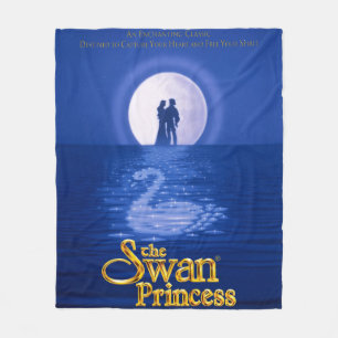 Classic Swan Princess Fleece Blanket Deken