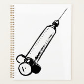 Classic Syringe Sketch Medical Equipment Planner (Voorkant)
