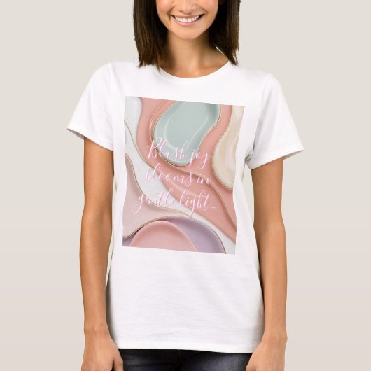 Classic t-shirt in stylish abstract graphic (Devant)