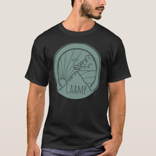 Classic T-Shirt met camp Doodle (Voorkant)