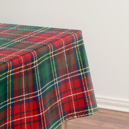 Classic Tartan Plaid Christmas Tafelkleed (Voorbeeld)
