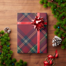 Classic Tartan Plaid Christmas Wrapping Paper