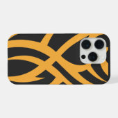 Classic Tattoo Inspired Line Art Design iPhone Hoesje (Achterkant horizontaal)