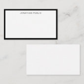 Classic tendance élégant noir blanc Modèle plat (Devant / Derrière)