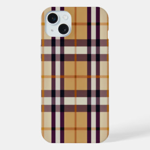 Classic tendance Plaid violet et beige
