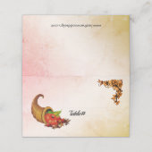 Classic Thanksgiving Place Kaarten (Buitenkant ongevouwen)