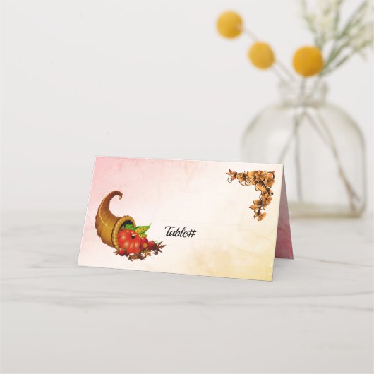 Classic Thanksgiving Place Kaarten (Voorkant)