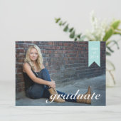 Classic Tiffany Faire-part de diplôme - Invitation (Debout devant)