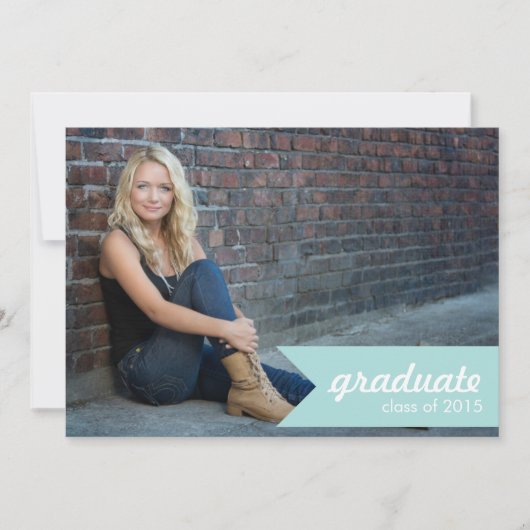 Classic Tiffany Faire-part de diplôme - Invitation (Devant)