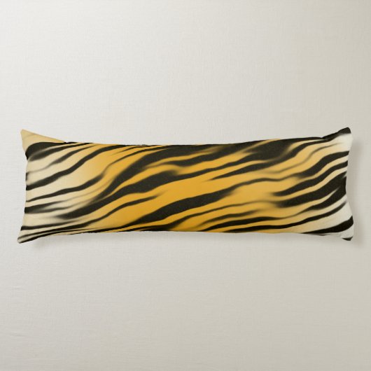 Classic Tiger Stripes Print Pattern Lichaamskussen (Voorkant)