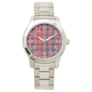 Classic Timeless Clan Aberdeen Pset Tartan Gift Horloge