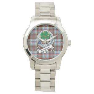 Classic Timeless Clan Anderson Ancient Badge Tarta Horloge