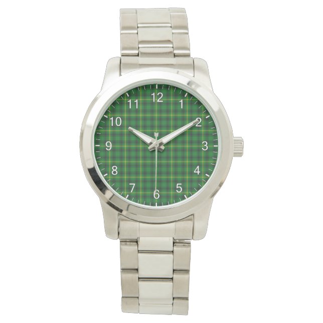 Classic Timeless Clan Arthur Pset Tartan Gi Horloge (Voorkant)