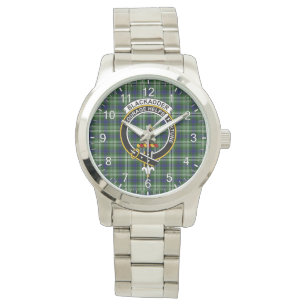Classic Timeless Clan Blackadder Tartan Badge Horloge