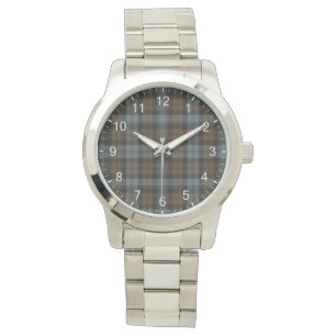 Classic Timeless Clan BlackWatch Weathered Tartan Horloge