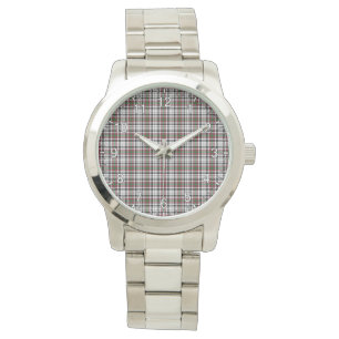 Classic Timeless Clan Borthwick Tartan Pset Gift Horloge