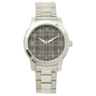 Classic Timeless Clan Buchanan Hunting Tartan Horloge