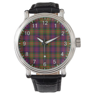 Classic Timeless Clan carnegie Modern Tartan Horloge