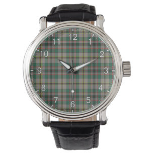 Classic Timeless Clan Craig Ancient Tartan Pset G Horloge