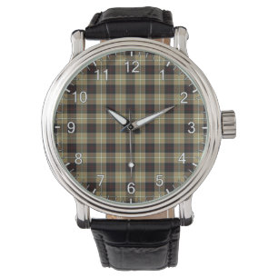 Classic Timeless Clan Dunlop Hunting Tartan Pset Horloge