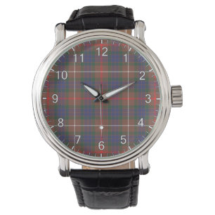 Classic Timeless clan Fraser Hunting Modern Tartan Horloge