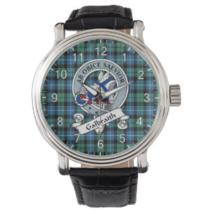 Classic Timeless Clan Galbraith Ancient Badge Tart Horloge
