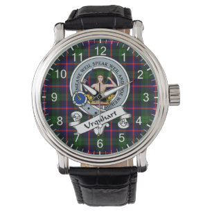 Classic Timeless Clan Urquhart Badge Tartan Watch Horloge