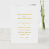 Classic Timeless Wedding Foil Invitation (Recto)