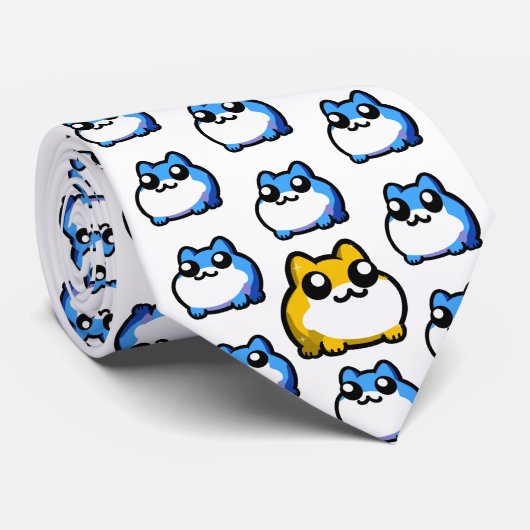 Classic Toby Pattern w / Gouden Toby Stropdas (Opgerold)