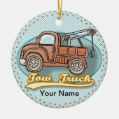 Classic Tow Truck custom Ornament (Voorkant)