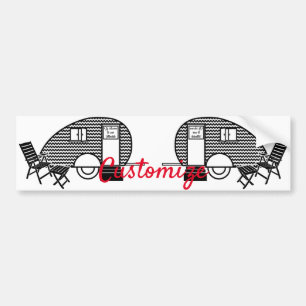 Classic Travel Caravan Thunder_Cove Bumpersticker