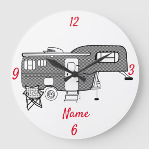 Classic Travel Caravan Thunder_Cove Grote Klok