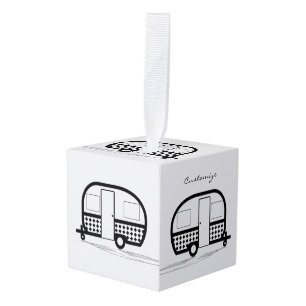 Classic Travel Caravan Thunder_Cove Kubus Ornament