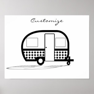 Classic Travel Caravan Thunder_Cove Poster