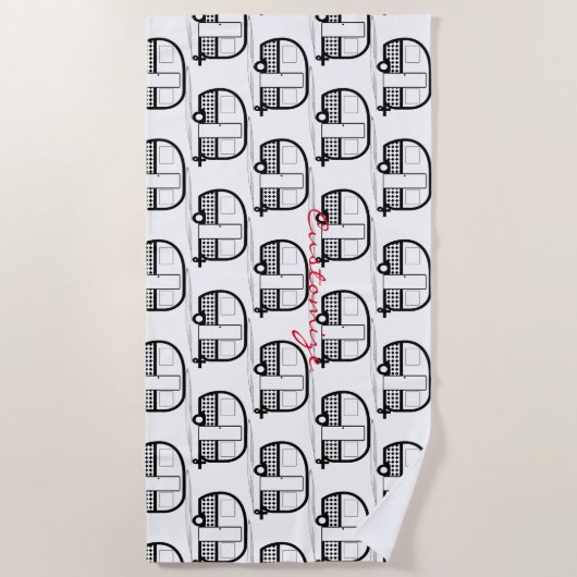 Classic Travel Caravan Thunder_Cove Strandlaken (Voorkant)