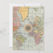 Classic Travel Worl Baby Shower Invitation (Dos)