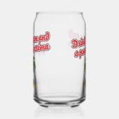 Classic Trini Christmas Beverage Glass (Gauche)