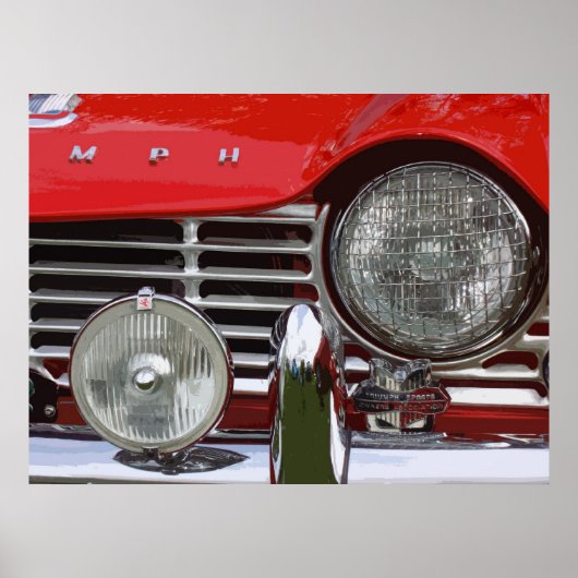 CLASSIC TRIUMPH POSTER (Voorkant)