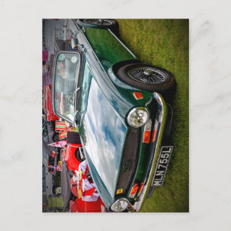 Classic Triumph TR6 sportwagen Briefkaart