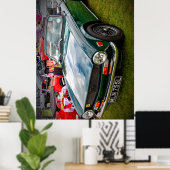 Classic Triumph TR6 sportwagen Poster (Thuiskantoor)