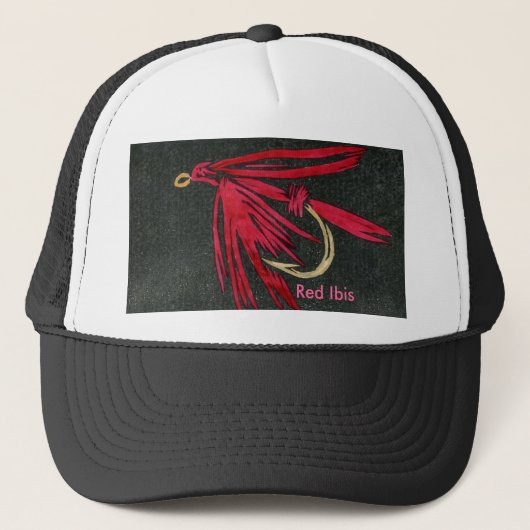 Classic Trout Fly Casquette "Red Ibis" (Devant)