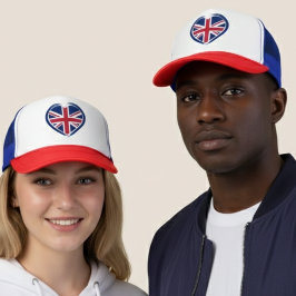 Classic UK Union Jack British Flag  Trucker Pet
