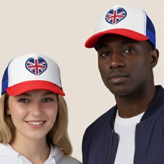 Classic UK Union Jack British Flag  Trucker Pet