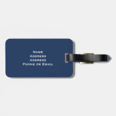 Classic Union Jack Flag Bagagelabel (Achterkant horizontaal)